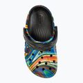 Crocs Baya Graphic Clog schwarz/multi Kinder-Flip-Flops 6