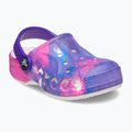 Crocs Baya Graphic Clog weiß/multi Kinder-Flip-Flops 9