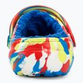 Slides Schlappen  Kinder Crocs Classic Lined Marbled Clog sulphur/multi 7