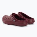 Crocs Classic Gefütterte Clog Pantoletten bordeaux 4