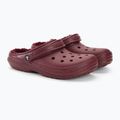 Crocs Classic Gefütterte Clog Pantoletten bordeaux 5