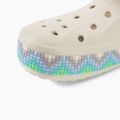 Crocs Bayaband Chevron Band Clog stucco/multi flip-flops 8