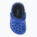 Slides Schlappen  Kinder Crocs Classic Lined blue bolt 6