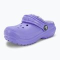 Slides Schlappen  Kinder Crocs Classic Lined digital violet 8