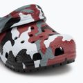 Crocs Classic Camo Clog Kleinkind Flip-Flops schwarz/rot 8