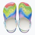 Crocs Classic Spray Dye Clog T weiß 208094-94S Kinder-Pantoletten 13