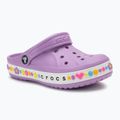 Kinder Crocs Bayaband Charm Band Clogs orchidee