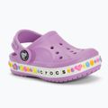 Crocs Bayaband Charm Band Clog Kleinkind Orchidee Flip Flops