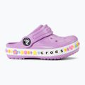 Crocs Bayaband Charm Band Clog Kleinkind Orchidee Flip Flops 3