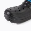 Crocs Classic Lined Spray Dye Boot Kinder Schneestiefel schwarz/multi 7