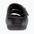 Crocs Classic Cozzzy Glitter Sandale schwarz/silberne Flip-Flops 4