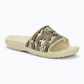 Slides Schlappen  Crocs Classic Printed bone