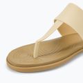 Crocs Tulum Flip vanille Damen-Flip-Flops 7