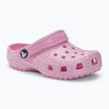 Slides Schlappen  Kinder Crocs Classic Glitter Clog T flamingo