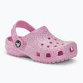 Slides Schlappen  Kinder Crocs Classic Glitter Clog T flamingo 2