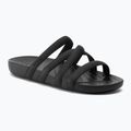 Crocs Splash Riemchensandale Damen schwarz