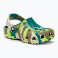 Slides Schlappen  Kinder Crocs Classic Marbled Clog T limeade/multi 2