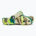 Slides Schlappen  Kinder Crocs Classic Marbled Clog T limeade/multi 3