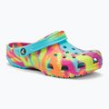 Slides Schlappen  Crocs Classic Marbled Clog neptune/multi