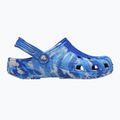 Slides Schlappen  Crocs Classic Marbled Clog blue bolt/multi 10