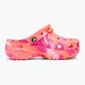 Slides Schlappen  Damen Crocs Classic Platform Marbled guava/multi 3