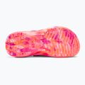 Slides Schlappen  Damen Crocs Classic Platform Marbled guava/multi 5