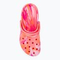 Slides Schlappen  Damen Crocs Classic Platform Marbled guava/multi 6