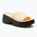 Crocs Skyline Slide Damen vanille/schwarz Flip-Flops