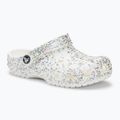 Slides Schlappen  Kinder Crocs Classic Starry Glitter white
