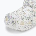 Slides Schlappen  Kinder Crocs Classic Starry Glitter white 8
