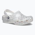 Slides Schlappen  Kinder Crocs Classic Starry Glitter white 9