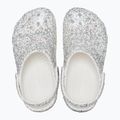 Slides Schlappen  Kinder Crocs Classic Starry Glitter white 12