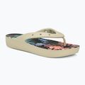 Flip-Flops Damen Crocs Classic Platform Retro Resort bone/multi