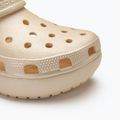 Crocs Classic Shimmer Platform Clog vanille Damen Flip-Flops 8