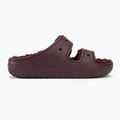 Slides Schlappen  Crocs Classic Cozzzy dark cherry 2