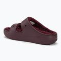 Slides Schlappen  Crocs Classic Cozzzy dark cherry 3