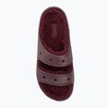 Slides Schlappen  Crocs Classic Cozzzy dark cherry 5