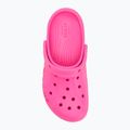 Crocs Baya Platform Clog Flip Flops elektrisch rosa 6