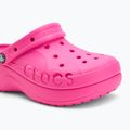 Crocs Baya Platform Clog Flip Flops elektrisch rosa 8