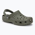 Slides Schlappen  Crocs Classic Crocskin dusty olive 2