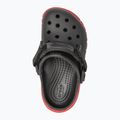 Crocs Duet Max II Clog Kleinkind Flip-Flops schwarz/varsity rot 6