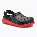 Crocs Duet Max II Clog schwarz/varsity rot flip-flops 2