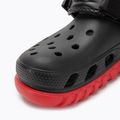 Crocs Duet Max II Clog schwarz/varsity rot flip-flops 7