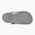 Slides Schlappen  Crocs Classic Metallic Crocskin silver 5
