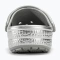 Slides Schlappen  Crocs Classic Metallic Crocskin silver 7