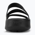 Crocs Getaway Riemchen Pantoletten für Frauen schwarz 6