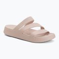 Damen-Pantoletten Crocs Getaway Strappy quartz