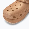 Crocs Classic Platform Glitter shitake Damen Flip-Flops 8