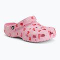 Badelatschen Crocs Classic Valentines Day Clog flamingo