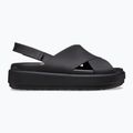 Crocs Brooklyn Luxe Cross Strap Damen Sandalen schwarz 9